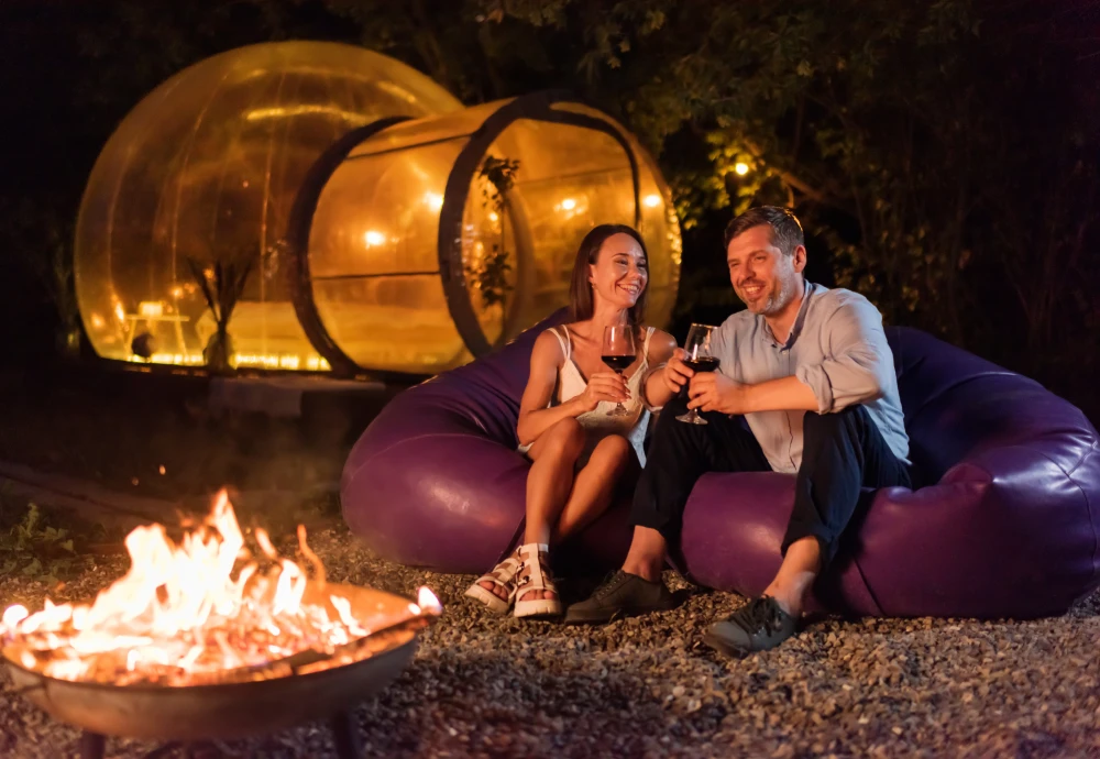 night sky bubble tent