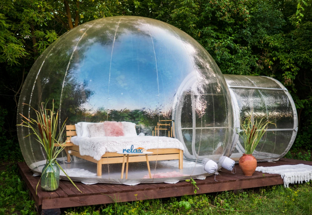 night sky bubble tent